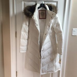 NWT Polo Jean company white winter coat M